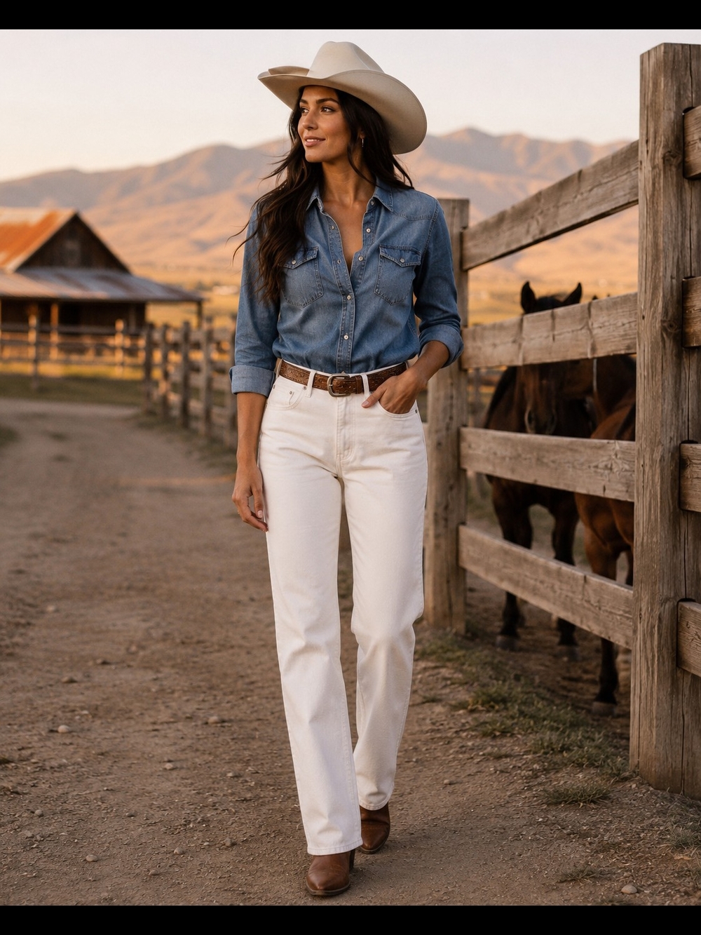 Levi's Women's Straight-Leg Cream Jeans — Timeless Western Style